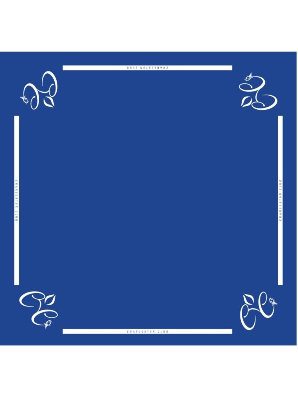 Mah Jongg Mat Table Mat - Blue